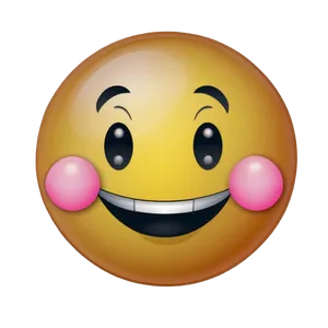 Smiling Emoji With Blush PNG 05242024