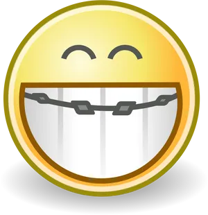 Smiling Emoji With Braces.png PNG image