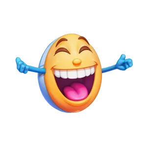 Smiling Emoji With Open Mouth PNG Qru