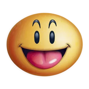 Smiling Emoji With Stuck-out Tongue PNG Dqk PNG