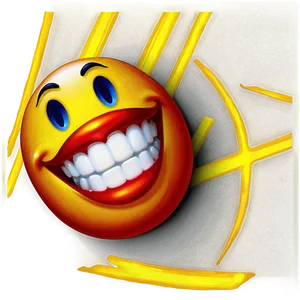 Smiling Emoji With Teeth PNG 46