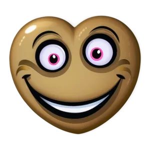 Smiling Face With Heart-shaped Eyes Emoji PNG Was14