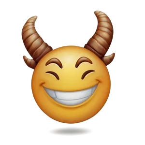 Smiling Face With Horns Emoji PNG Fid PNG