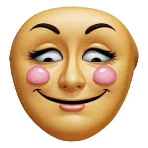 Smiling Face With Tear Emoji PNG Edb