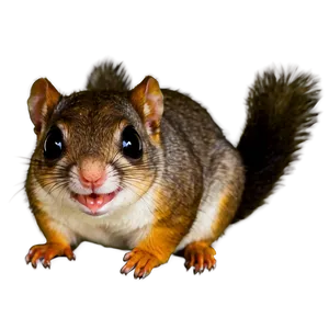 Smiling Flying Squirrel Png 06262024 PNG image