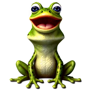 Smiling Frog Cartoon Png 06272024 PNG image