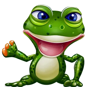 Smiling Frog Cartoon Png 61 PNG image