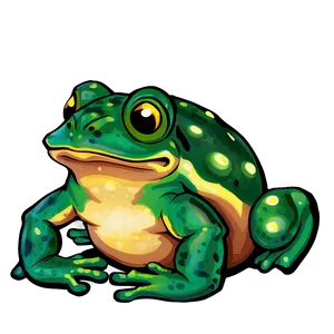 Smiling Frog Clipart PNG Ruf