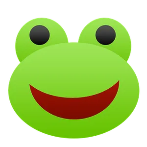 Smiling Frog Emoji PNG image