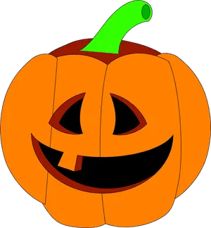 Smiling Jack O Lantern Vector