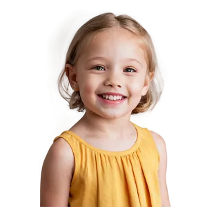 Smiling Kid Portrait PNG 24