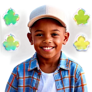 Smiling Kid Portrait PNG Nvk