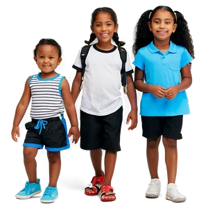 Smiling Kids Group Png Xjq PNG image