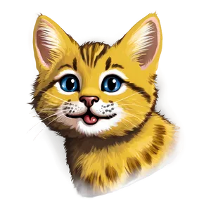 Smiling Kitten PNG Ehc PNG