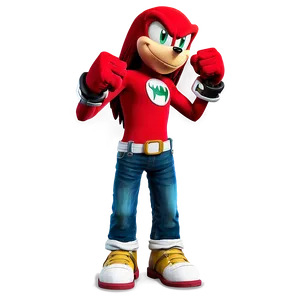 Smiling Knuckles Character PNG Sei37 PNG