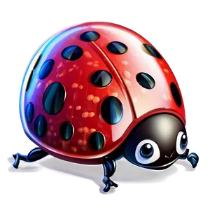 Smiling Ladybug Cartoon PNG 58