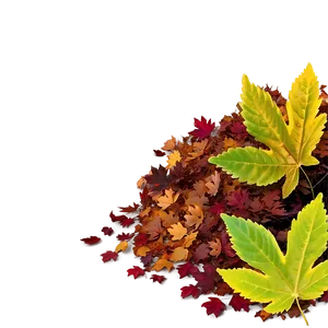 Smiling Leaf Pile Png 16 PNG image