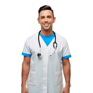 Smiling Male Nurse PNG 83