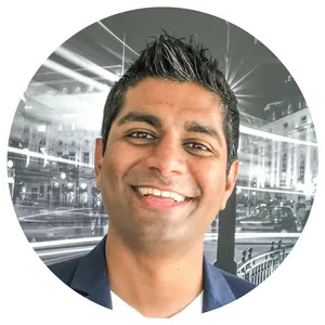 Smiling Man City Backdrop Profile PNG