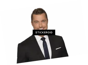 Smiling Manin Suit PNG image