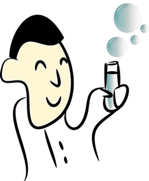 Smiling Mask Abstract Art