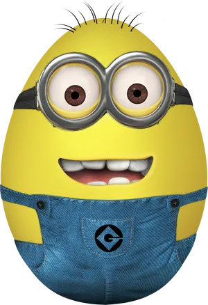 Smiling Minion Character PNG image