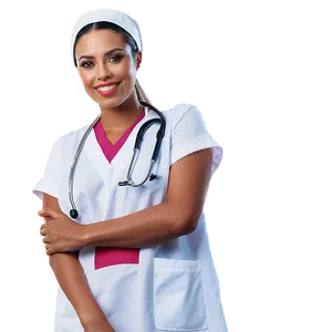 Smiling Nurse Character Png 10 PNG image