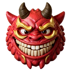 Smiling Oni Emoji Png Cwu PNG image