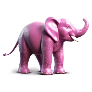 Smiling Pink Elephant Png Mcd PNG image