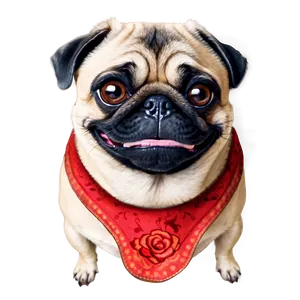 Smiling Pug Face Png Gsy PNG image
