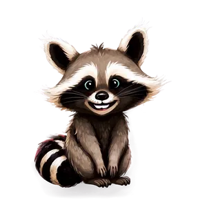 Smiling Raccoon Png Dtt PNG image
