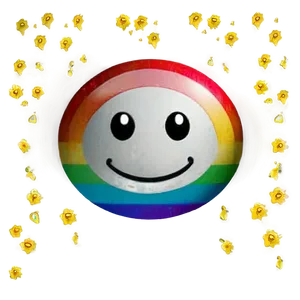 Smiling Rainbow Emoji Png Wdg PNG image