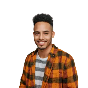 Smiling Random Person Graphic PNG Pfj