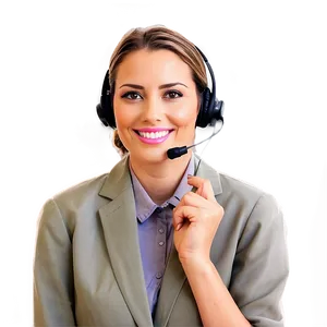 Smiling Receptionist Portrait Png Dxs PNG image