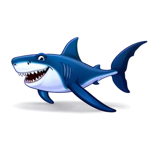 Smiling Shark Cartoon Png 36 PNG image