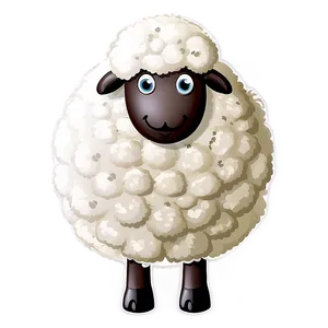 Smiling Sheep PNG 8