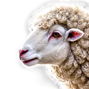 Smiling Sheep PNG Txf