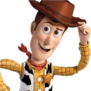 Smiling Sheriff Woody Portrait