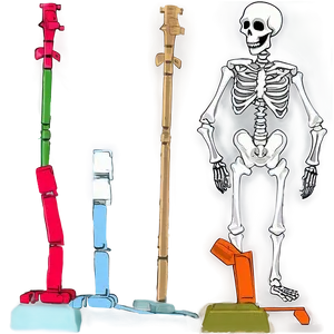 Smiling Skeleton Cartoon Png 06262024 PNG image