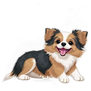 Smiling Small Dog Clipart Png Agp52 PNG image