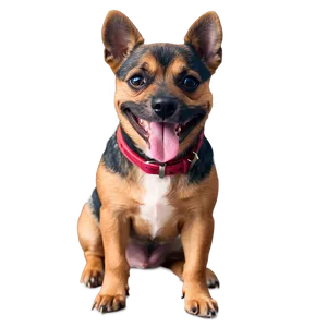 Smiling Small Dog Clipart PNG Wbl PNG