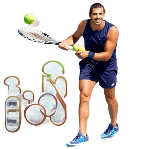 Smiling Tennis Player Png 3 PNG image