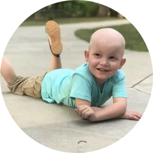 Smiling Toddler Outdoors