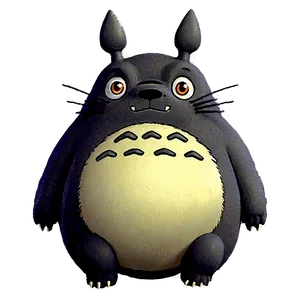 Smiling Totoro Cartoon Png 76 PNG image