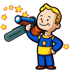 Smiling Vault Boy Clipart Png 51 PNG image