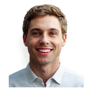 Smiling White Man Portrait Png 6 PNG image