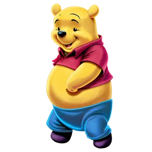 Smiling Winnie The Pooh PNG 6 PNG