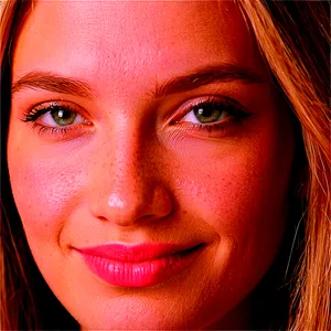Smiling Woman Face PNG 05232024