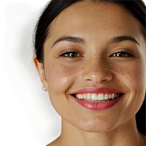 Smiling Woman Face PNG Cki22