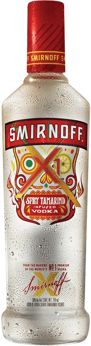 Smirnoff Spicy Tamarind Vodka Bottle PNG image